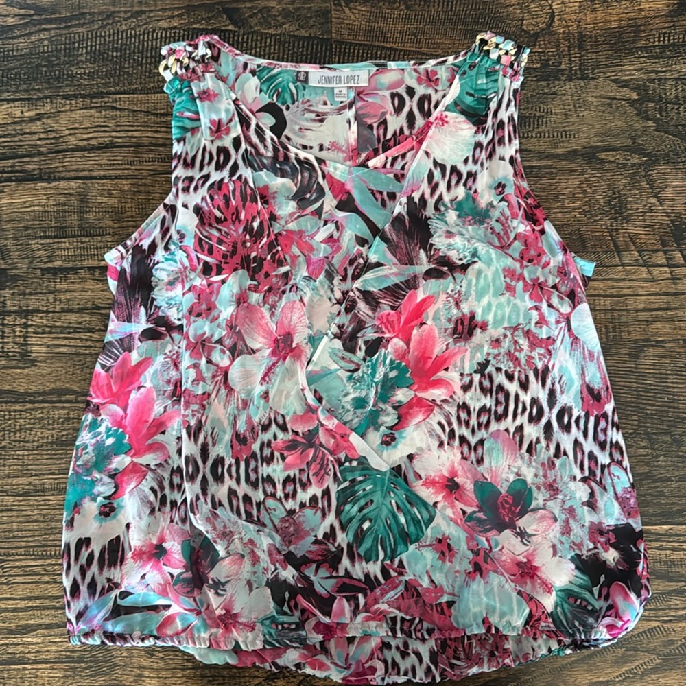 Jennifer Lopez top. Size 2. Worn 1 time.